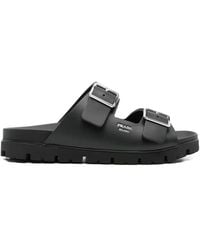 Prada - Strap Sandals With Buckle - Lyst