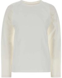 Jil Sander - T-Shirt Cn Ls W/Back Hole - Lyst