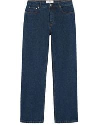 Ami Paris - Wide Leg Denim Jeans - Lyst