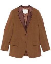 Fendi - Caramel Wool Blend Blazer - Lyst
