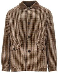 Caruso - Dalila Padded Harris Tweed Jacket - Lyst