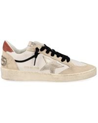 Golden Goose - Ball Star Leather Upper Suede Toe A - Lyst