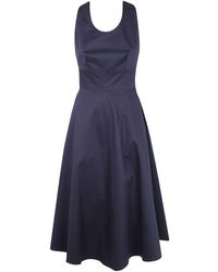 Aspesi - Flare Midi Dress - Lyst