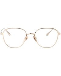 Linda Farrow - Lightgold/Optical Titanium Glasses - Lyst