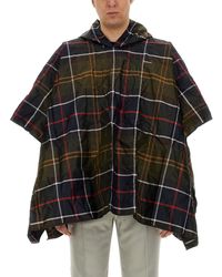 Barbour - Poncho Con Motivo Tartan - Lyst