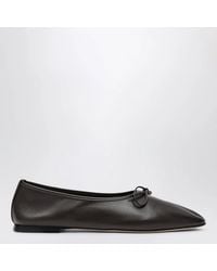 Dear Frances - Espresso Leather Gala Ballet Flats - Lyst