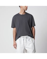 Tekla - Washed Short-Sleeve T-Shirt - Lyst
