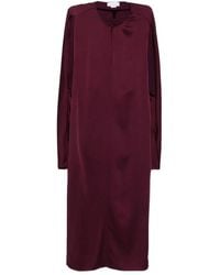 Stella McCartney - Midi Dress With Cut-Out Detail - Lyst