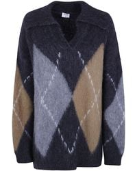 Filippa K - Alpaca Check Sweater - Lyst