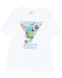 CASABLANCA - Tshirt Bright Jersey - Lyst