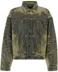 Purple Denim - Denim Jacket - Lyst