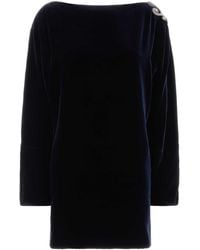 Versace - Versatile Velvet Midi Dress For - Lyst