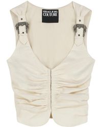 Versace Jeans Couture - Cotton Top - Lyst