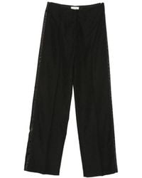 forte_forte - Wool Blend Trousers - Lyst