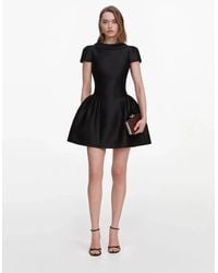 Self-Portrait - Elegant Mini Dress With Functional Pockets - Lyst