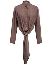 MM6 by Maison Margiela - Long Sleeve Shirt - Lyst
