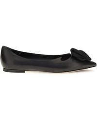 Roger Vivier - Suede Rose Vivier Ballerinas - Lyst