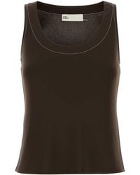 Tory Burch - Viscose Tank Top - Lyst