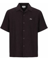 Lacoste - Camicia Con Logo - Lyst