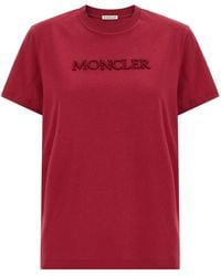 Moncler - Dark Organic Cotton Ss T-Shirt - Lyst