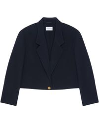Givenchy - Wool-Cashmere Cropped Blazer - Lyst