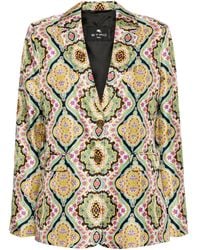 Etro - Silk Jacket - Lyst