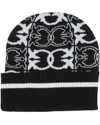 Pinko - Jacquard Logo Beanie - Lyst