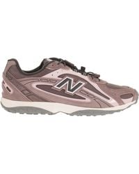 New Balance - Mesh And Suede Lifestyle Sneakers With Leather Details - Lyst