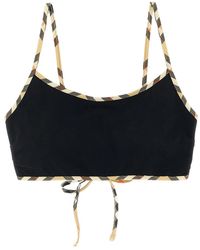 Burberry - 'Starla' Bikini Top - Lyst