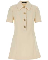 Gucci - Wool Short Dress - Lyst