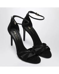 Prada - Velvet Pumps - Lyst