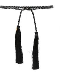 Forte Forte - Braided Crystal-Embellished Belt - Lyst