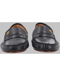 Versace - Leather Loafers - Lyst