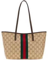 Gucci - Canvas Small Tribeca Shopping Bag - Lyst