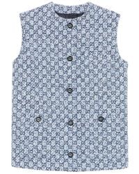 Gucci - Vest With Decorative Buttons - Lyst