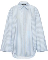 ROTATE BIRGER CHRISTENSEN - Striped Buttoned Shirt - Lyst