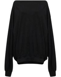 MM6 by Maison Margiela - Cotton Oversized Top - Lyst