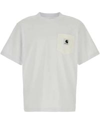 Sacai - Cotton X Carhartt Wip T-Shirt - Lyst