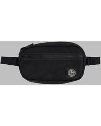 Stone Island - Nylon Waist Bag With Zip Pocket - Lyst