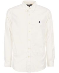 Polo Ralph Lauren - Custom-Fit Garment Dyed Oxford Shirt - Lyst
