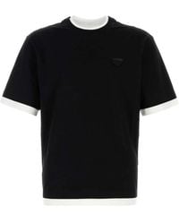 Prada - T-Shirt And Polo Shirt - Lyst