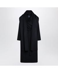 Max Mara - Max Mara S Dark Wool And Cashmere Dressing Gown Coat - Lyst