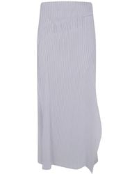 HOMME PLISSÉ - Homme Plisse "Pleated On Pleats" Long Skirt - Lyst