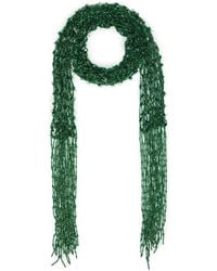 Dries Van Noten - Scarf Necklace With Beads - Lyst