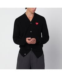 COMME DES GARÇONS PLAY - Wool Cardigan - Lyst