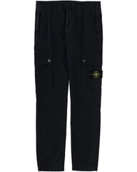 Stone Island - Cargo Pants With Logo Patch - Lyst