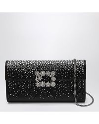 Roger Vivier - Efflorescence Crystal-Embellished Clutch Bag - Lyst