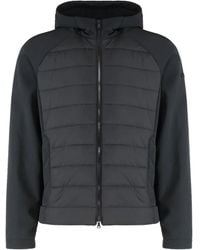 Paul & Shark - Technical Hooded Waterproof Jacket Shell: Polyester Raincoats - Lyst
