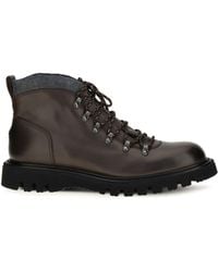 Fratelli Rossetti - Leather Lace-Up Boots - Lyst