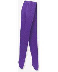 Gucci - Nylon Tights With All-Over Gg Motif - Lyst